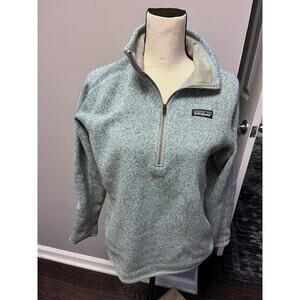 Patagonia blue better sweater half zip. No size-fits like xs